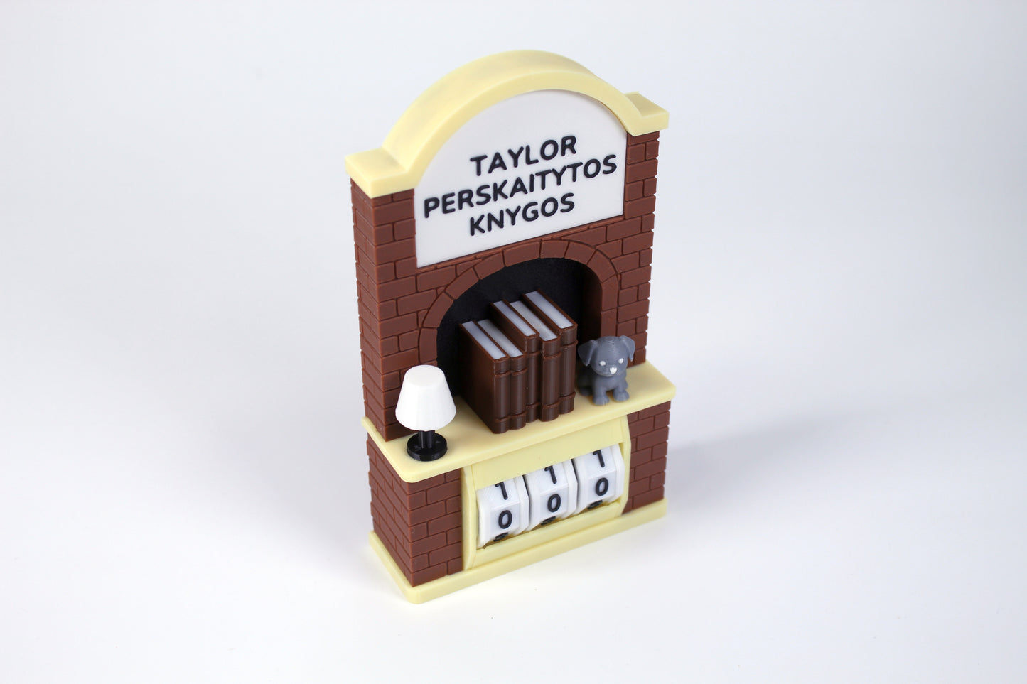 Perskaitytų knygų skaičiuoklė su norimu tekstu arba vardu