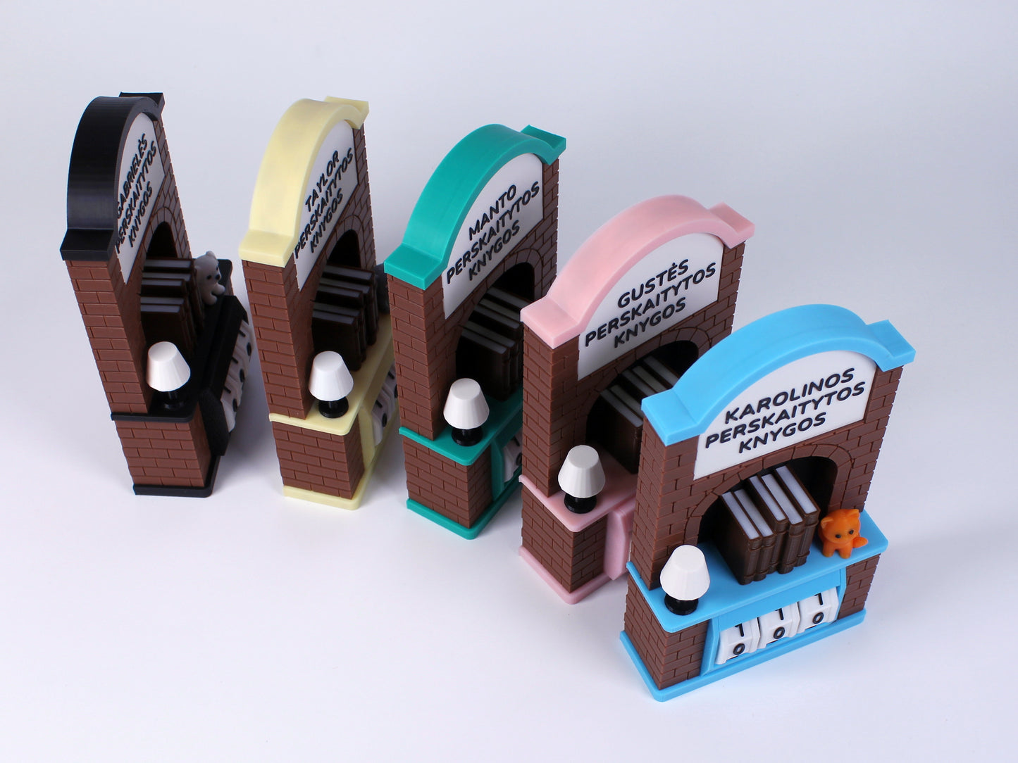 Perskaitytų knygų skaičiuoklė su norimu tekstu arba vardu